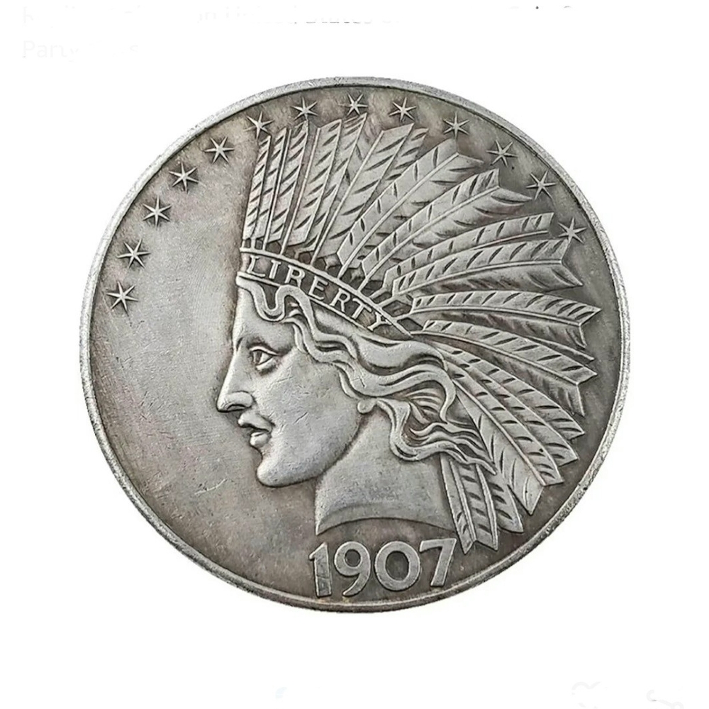 1907 Morgan Indian Head Ten Dollar Coin Commemorative Restrike